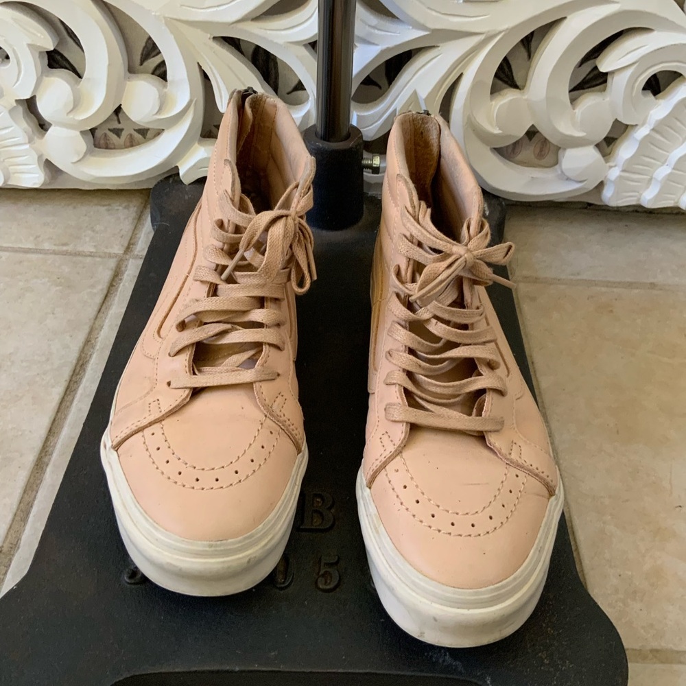 Vans Sk8-Hi Zip DX Leather Sneaker size 8.5M 10W